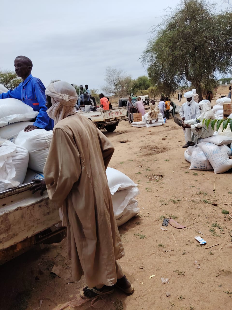 Al-Rayan Social Development Organization Conducts General Food Distribution in Birkasaira Cluster, Saraf Omra Locality
