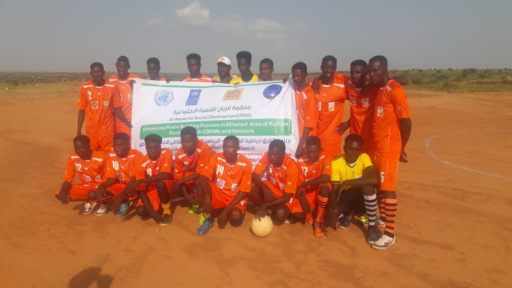 Football matches are among the activities included in the Peacebuilding and Peaceful Coexistence project