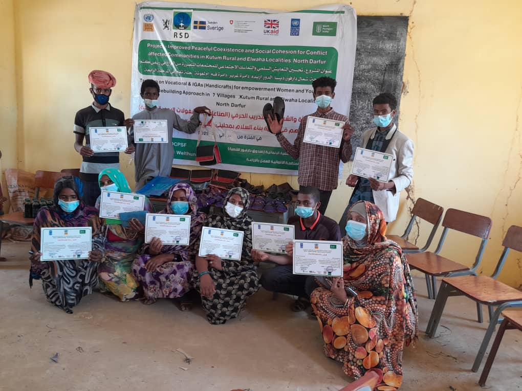 Graduation of Beneficiaries from Livelihood Projects Training