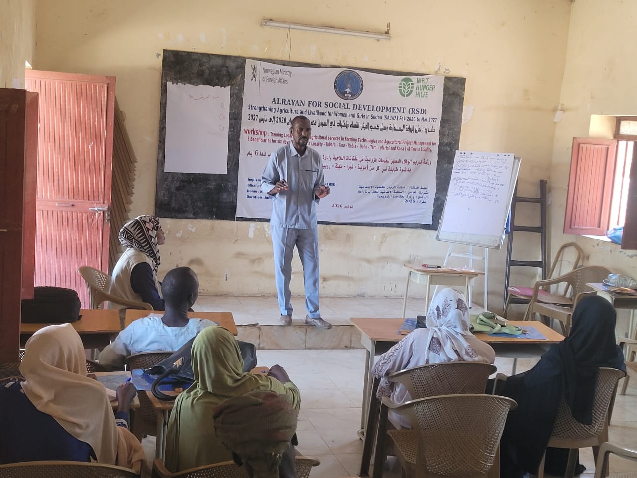Al-Rayan Organization for Social Development Conducts Training for Local Agricultural Agents in Tawila Locality