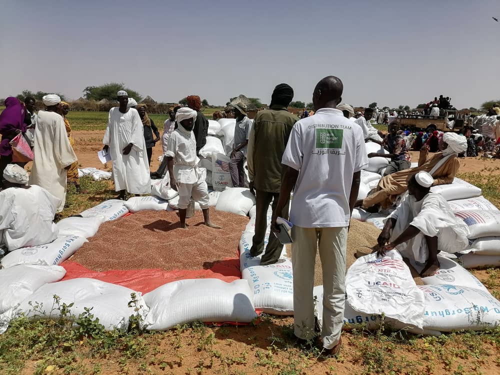 Distribution of Relief Supplies to Displaced Persons in Displacement Camps