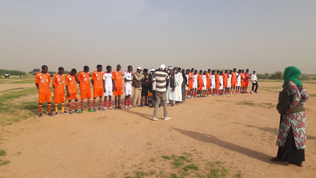 Football matches are among the activities included in the Peacebuilding and Peaceful Coexistence project
