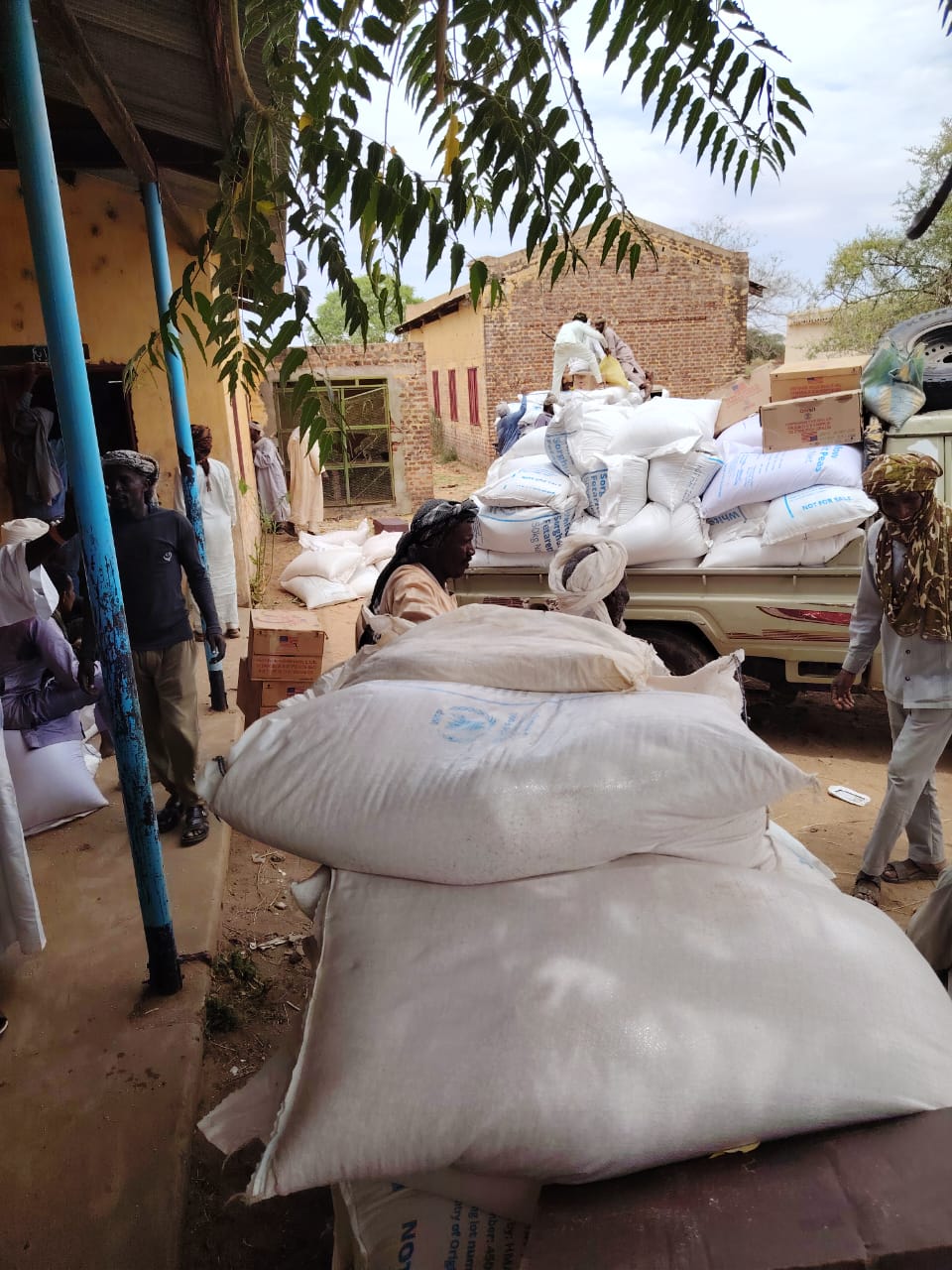Al-Rayan Social Development Organization Conducts General Food Distribution in Birkasaira Cluster, Saraf Omra Locality