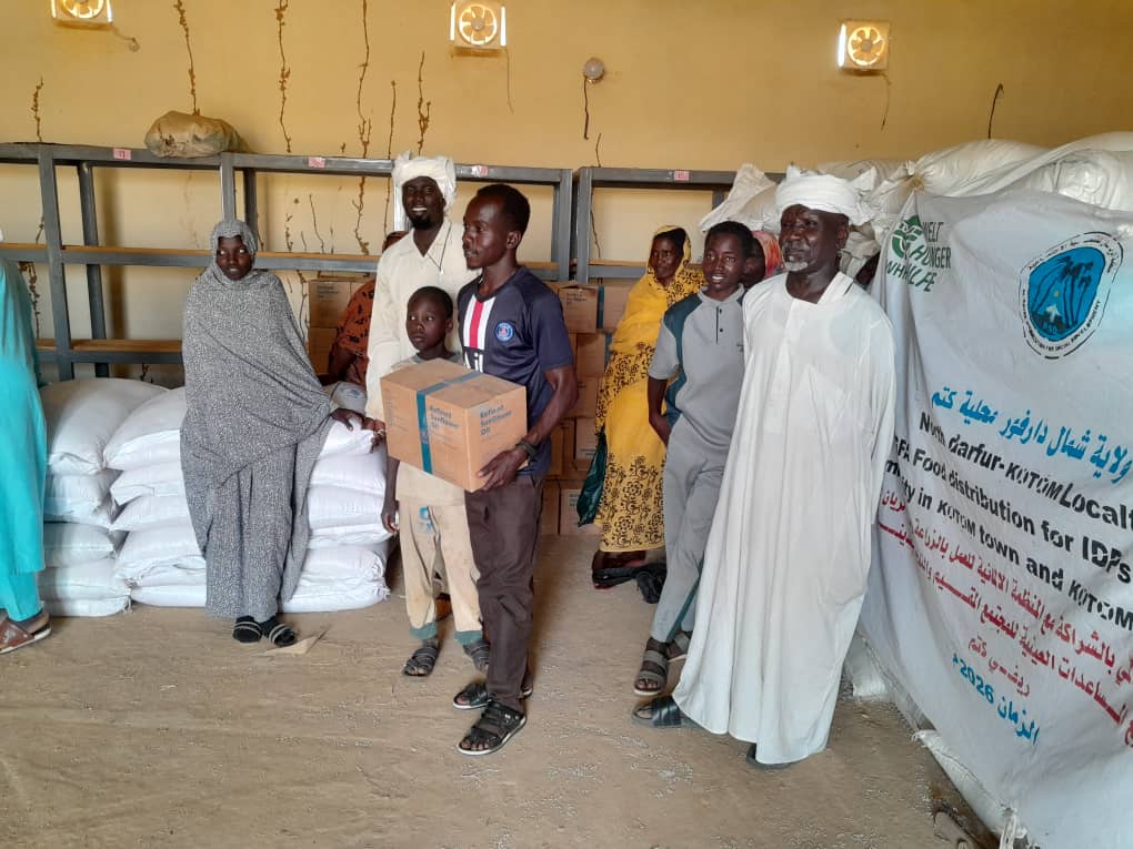 Alrayan for Social Development Organization Continues Its Humanitarian Efforts by Distributing Relief Assistance to Families in Hashaba