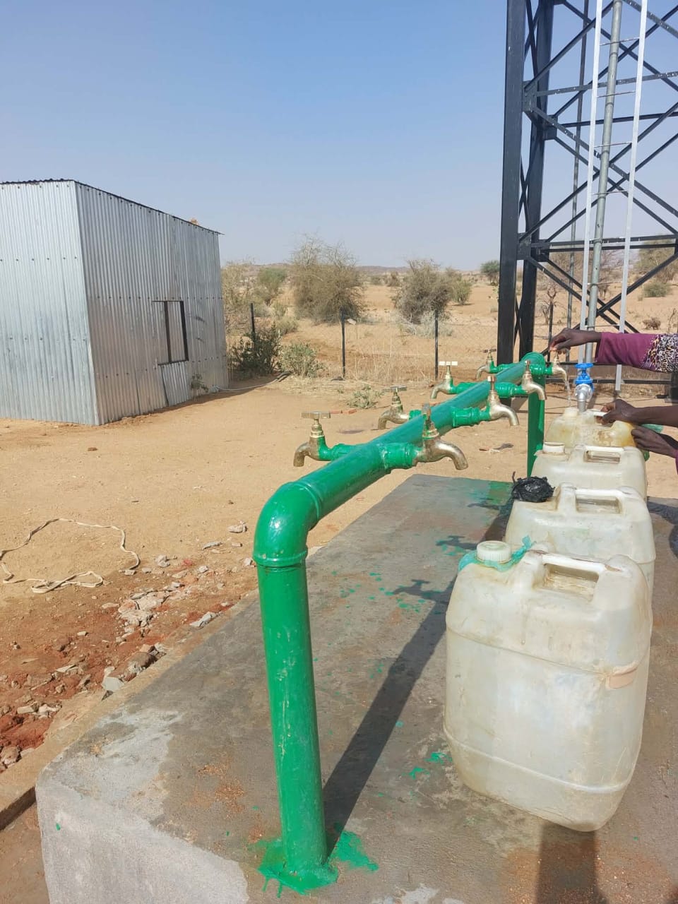 Alrayan for Social Development Organization Implements the Arida Water Station Upgrade Project in Rural Kutum with Support from the Darfur Stability Fund